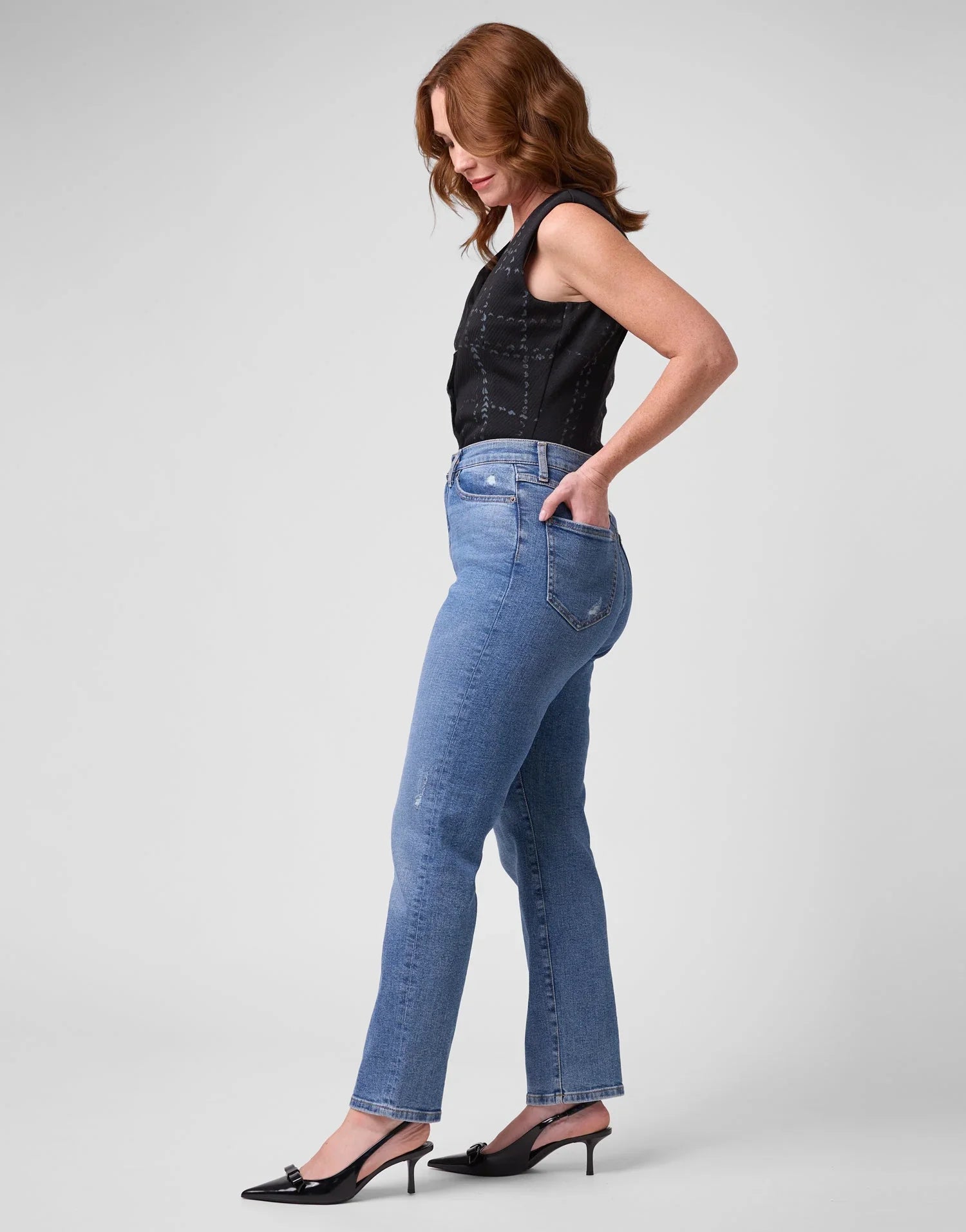 Jeans Chloé coupe droite - Toronto- Yoga Jeans