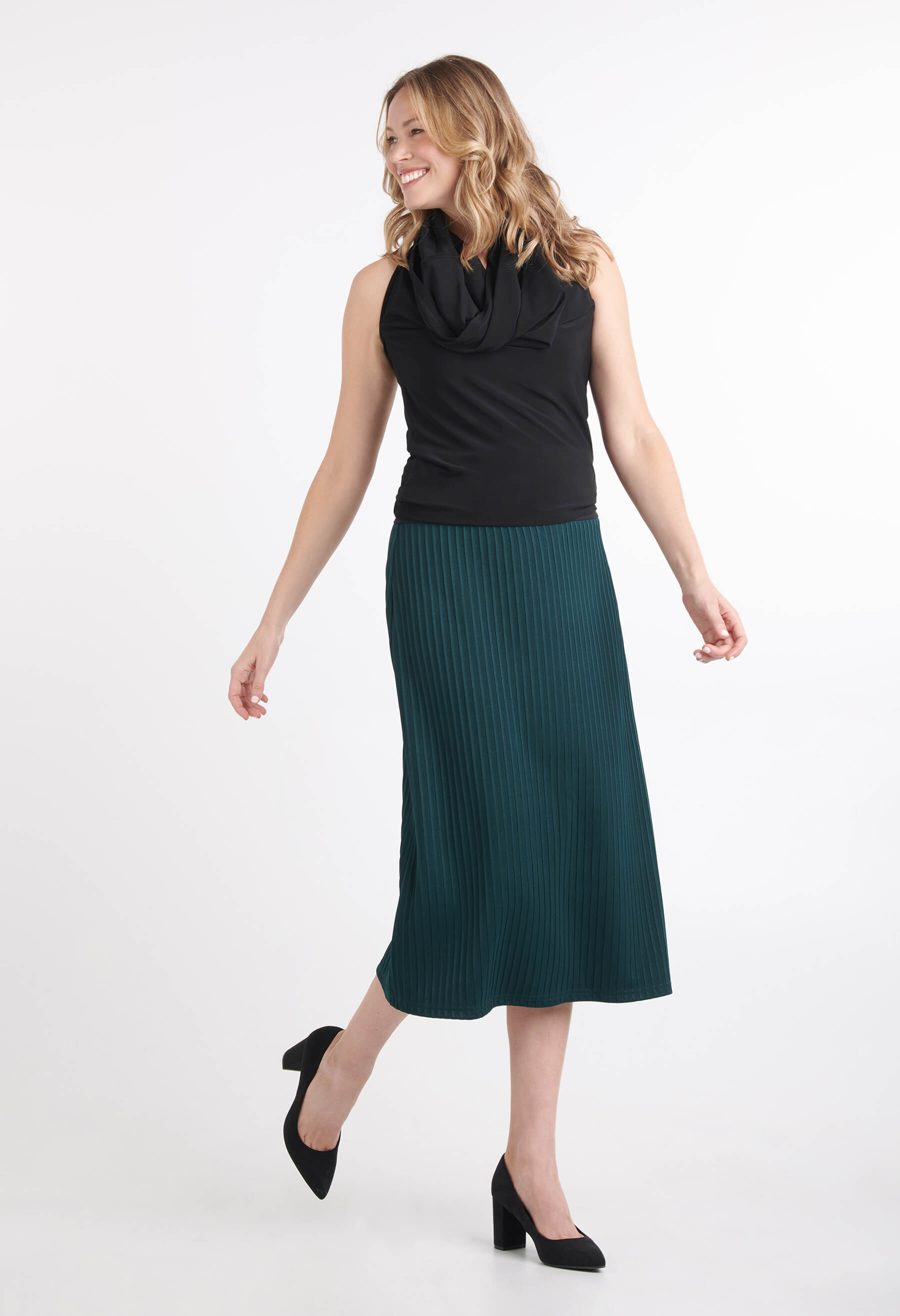 Adèle - Jupe longue côtelée