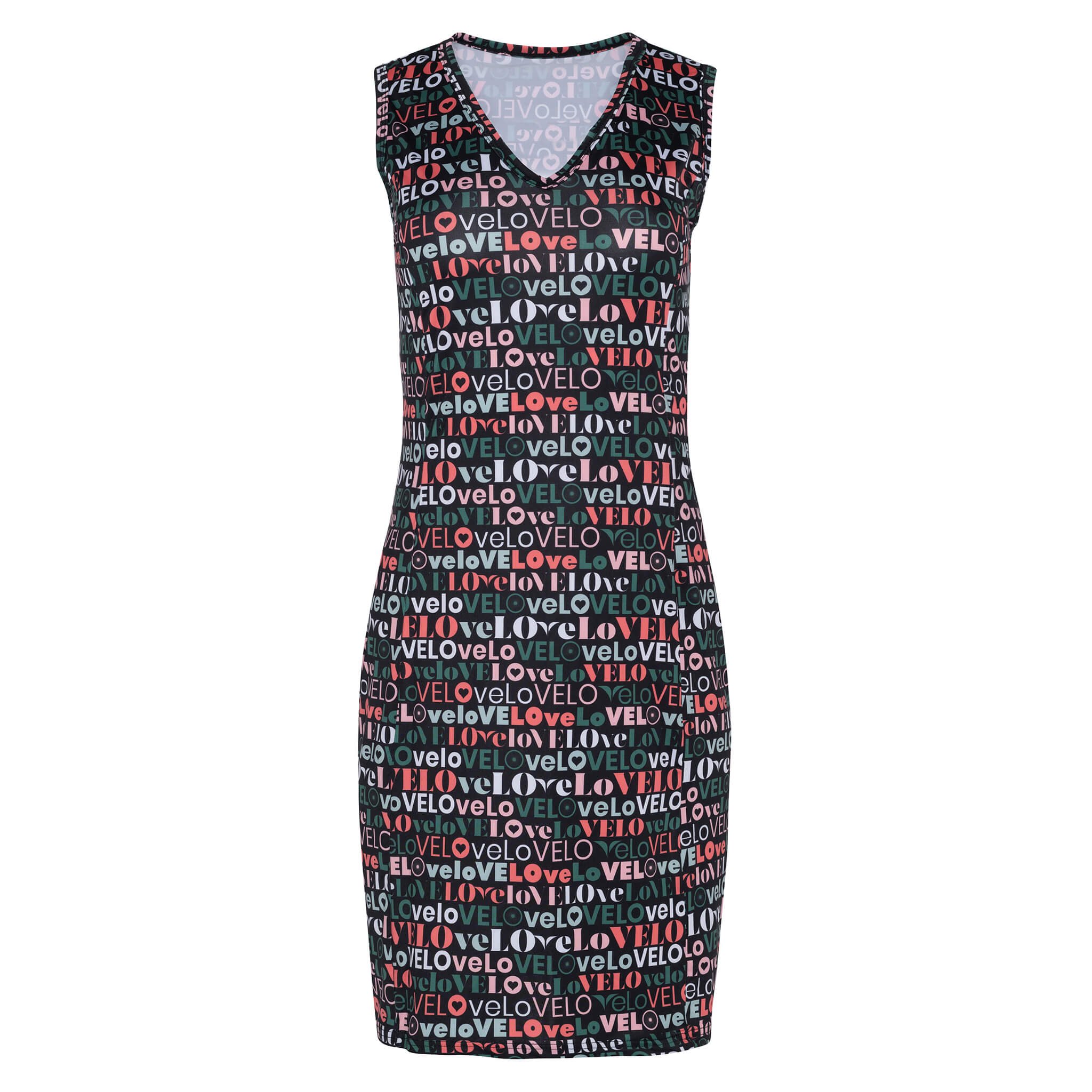 Vivia - Robe de vélo courte sans manches avec encolure en V - Collection LOVELO