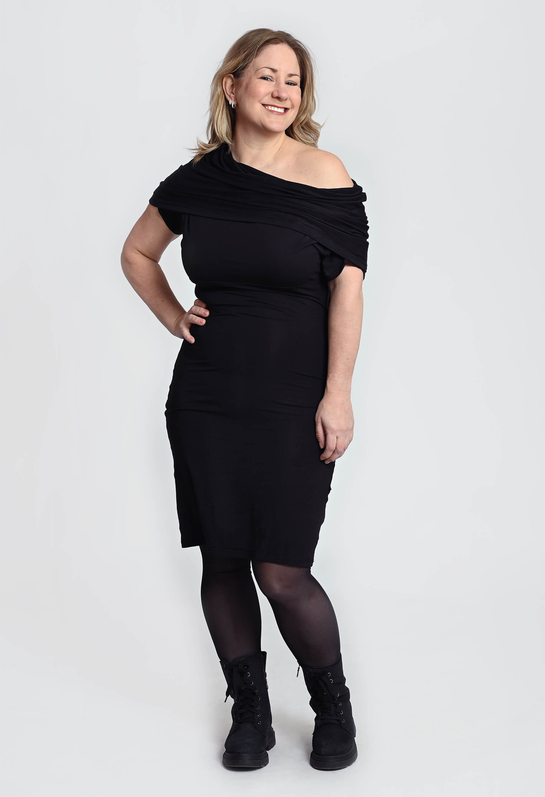 Melia - Robe transformable à manches courtes