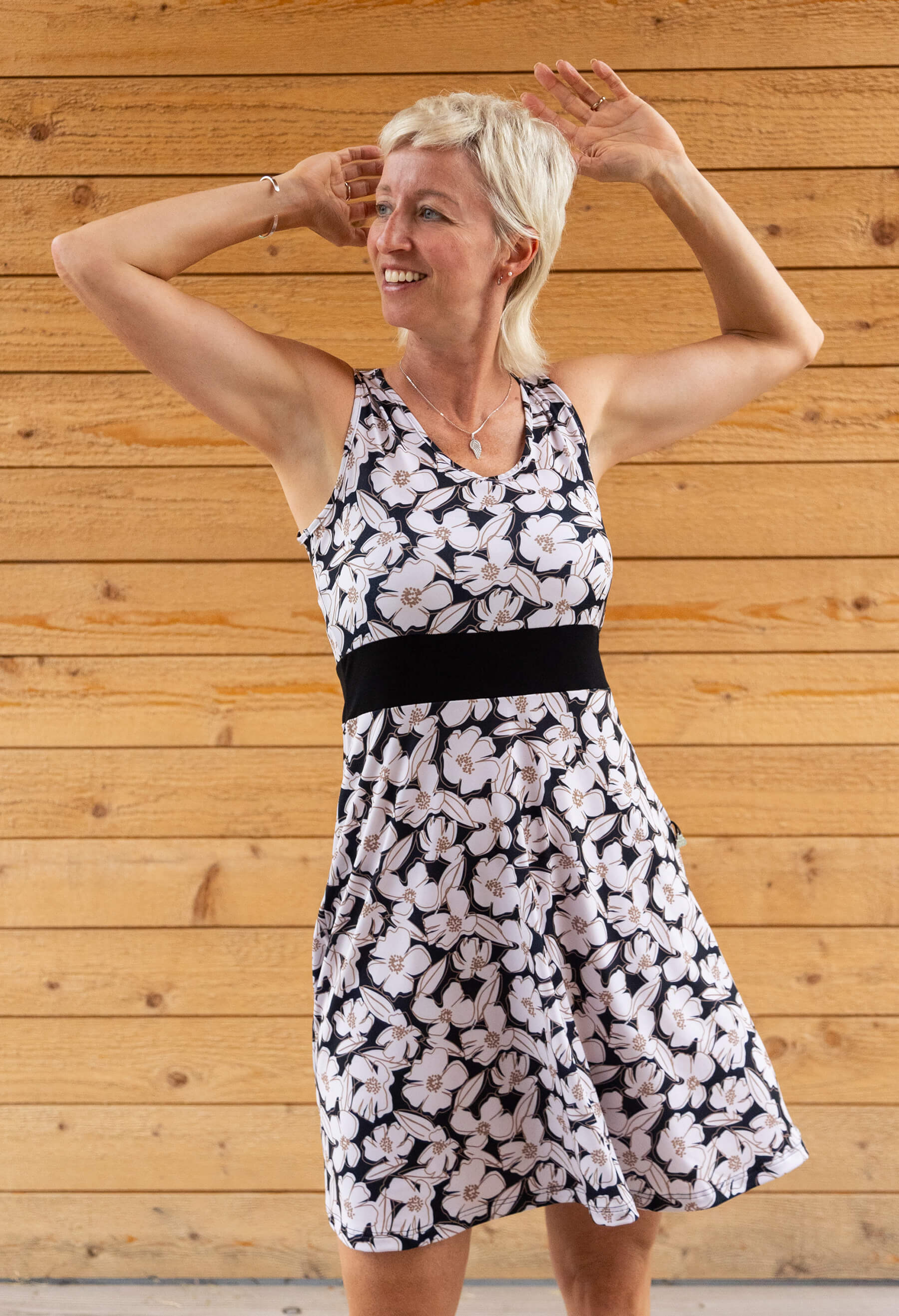 Susan - Robe imprimée sans manches