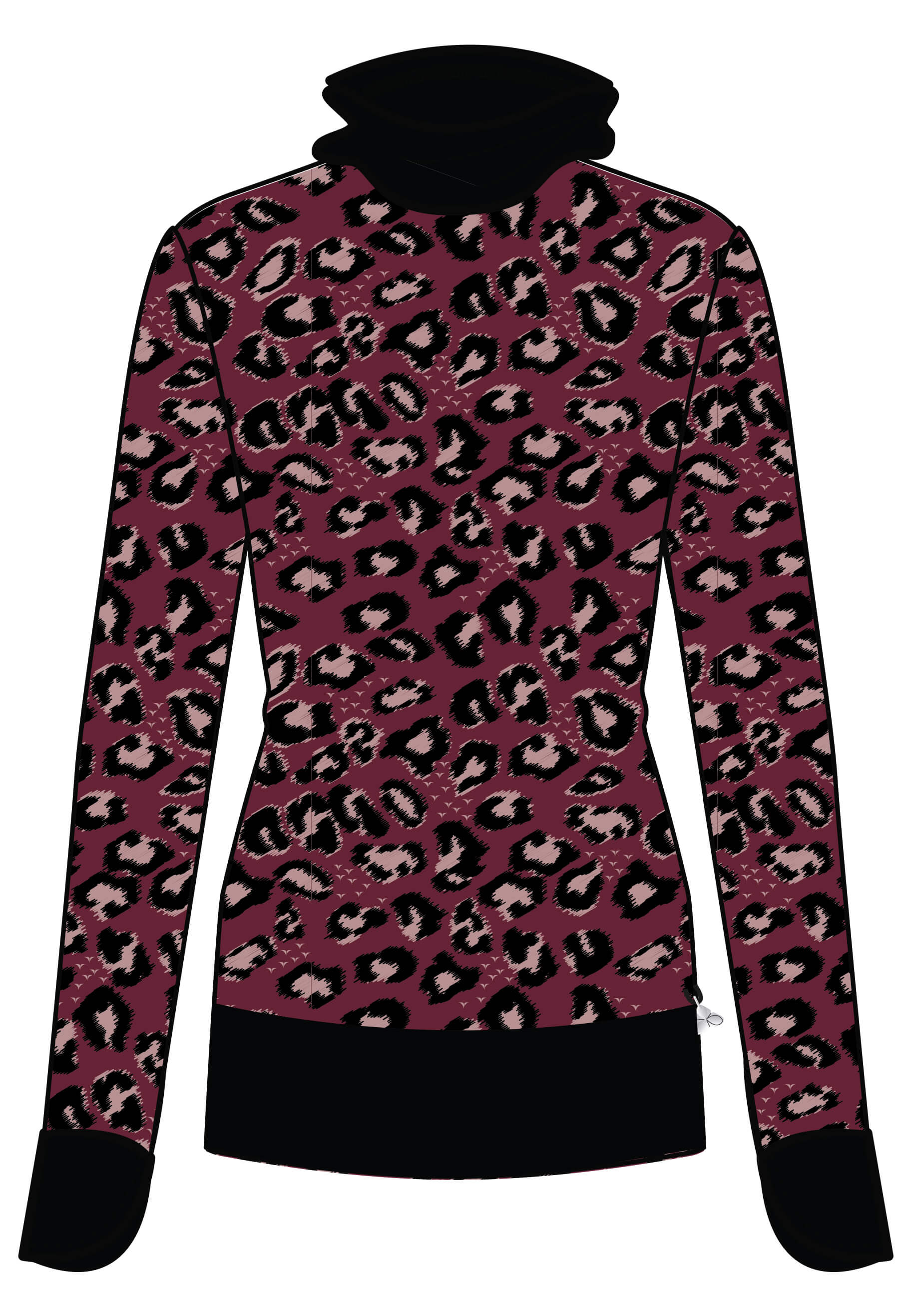 Bianca - Chandail à capuchon et manches longues - collection Coeur de Lion