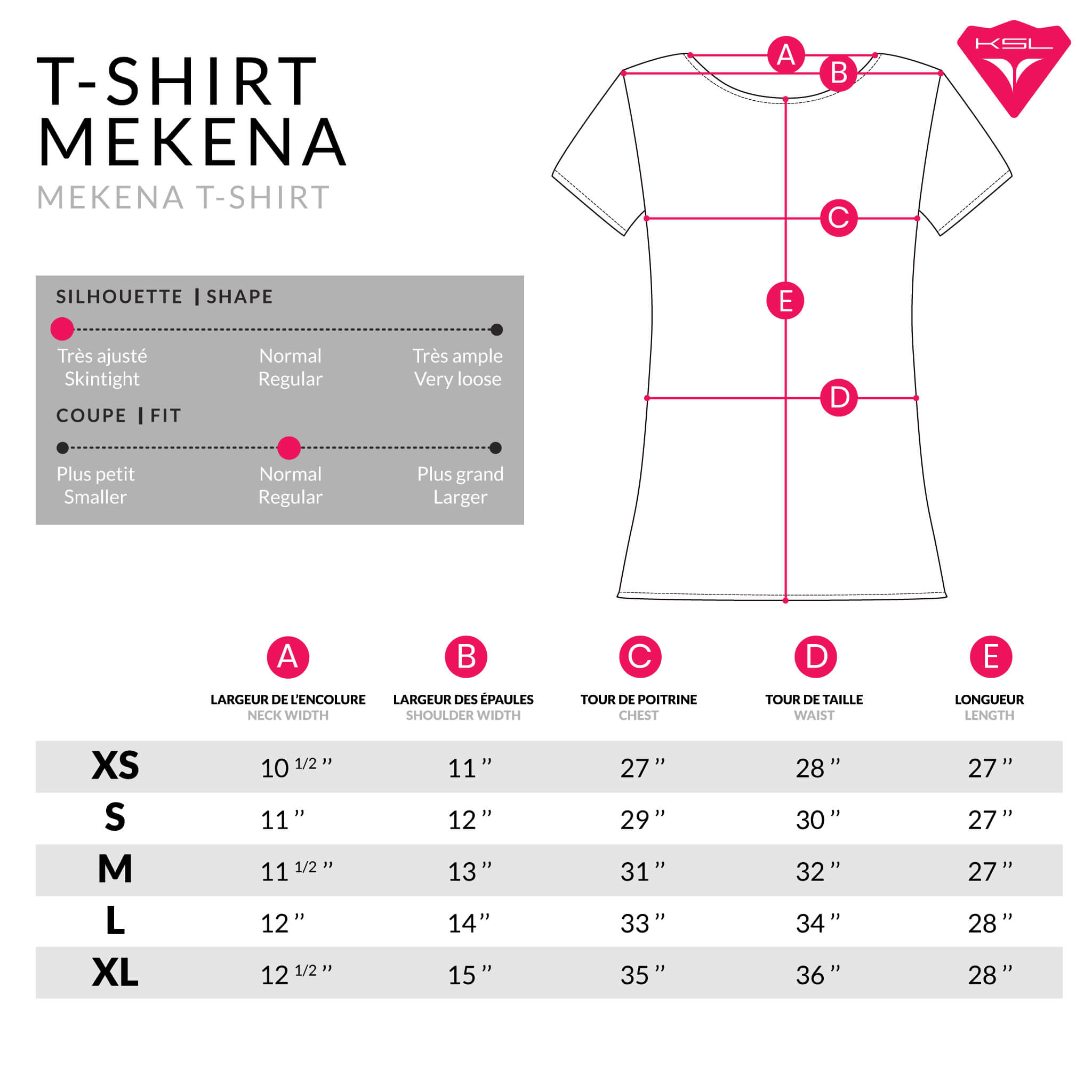 Chandail basique à manches courtes et encolure ronde - Mekena