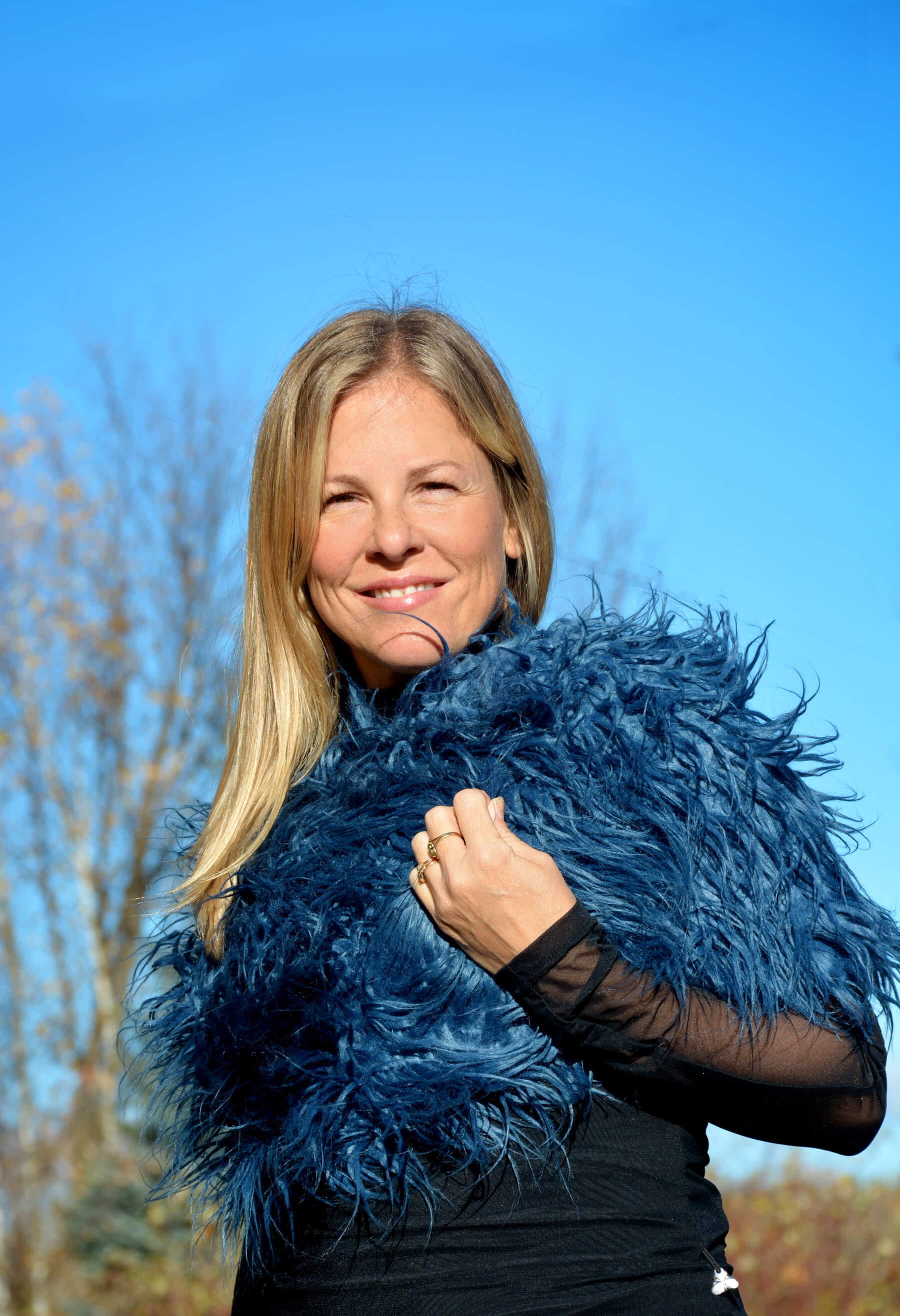 Jessica : Foulard en peluche