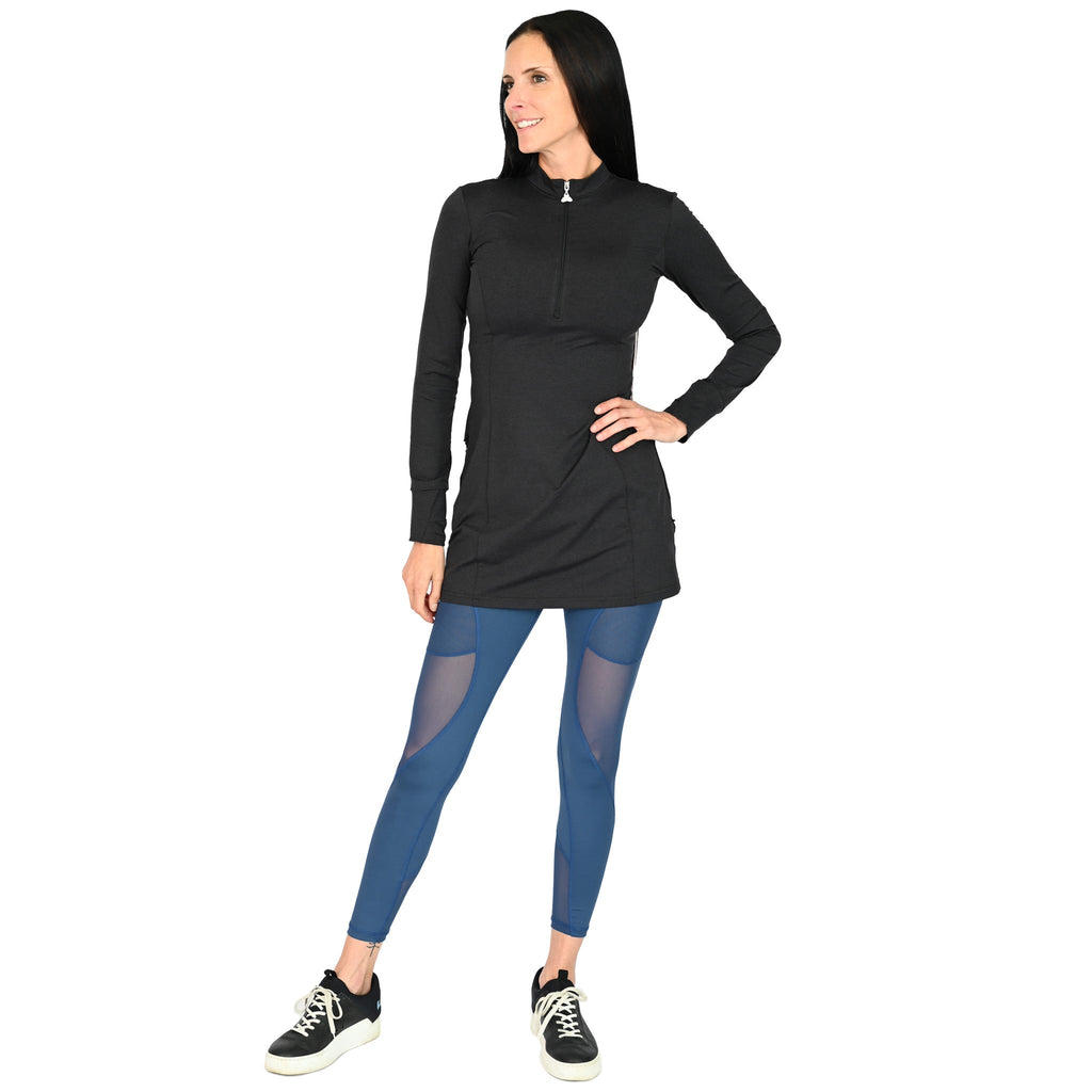 Leggins à découpes transparents et taille haute - Sandrine Azur