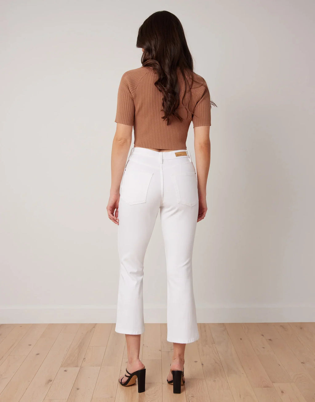 Jeans Alex coupe évasée - Blanc - Yoga Jeans