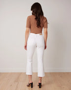 Jeans Alex coupe évasée - Blanc - Yoga Jeans