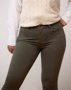 Jeans Emily coupe ajustée - Forêt- Yoga Jeans