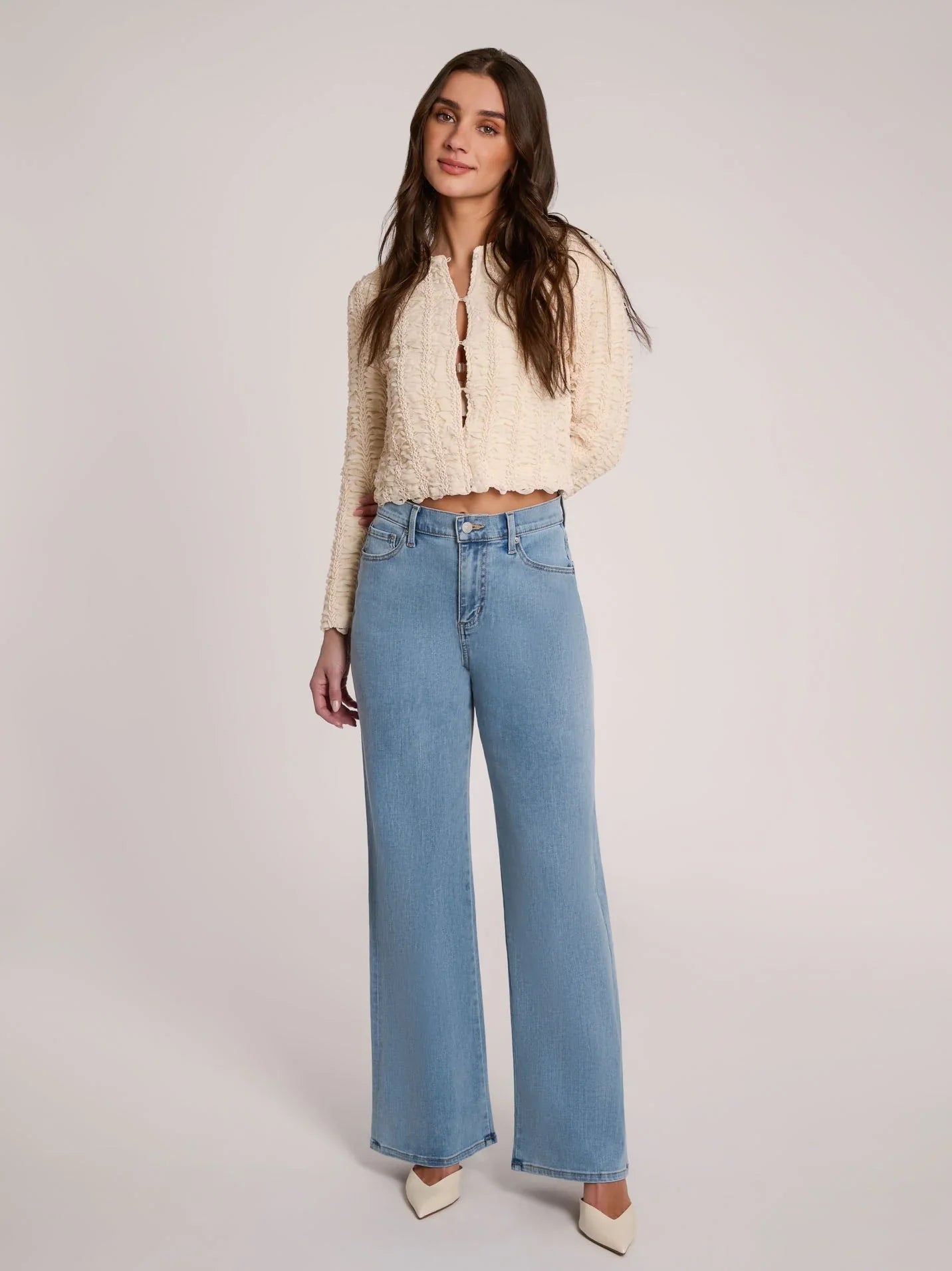 Jeans Lily coupe très évasée - French Blue - Yoga Jeans