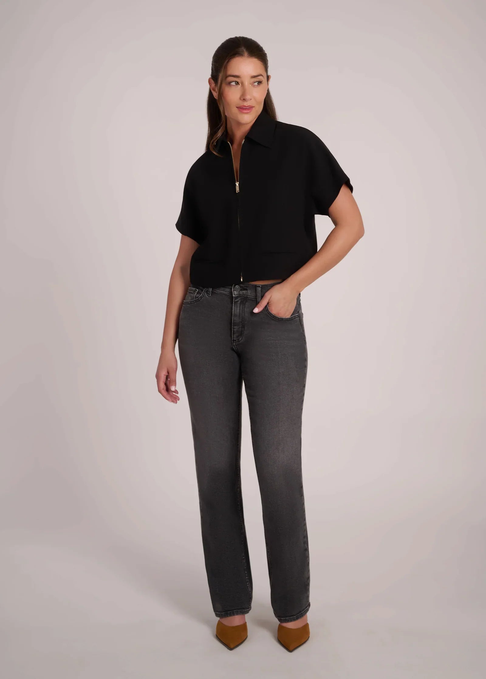 Jeans Chloé coupe droite - Navi - Yoga Jeans