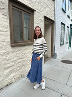 Milo - Tunique rayée à manches longues