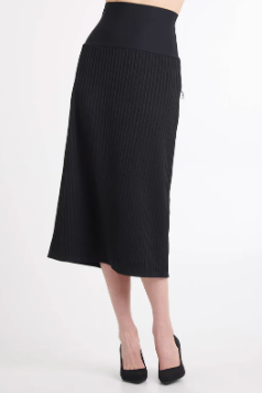 Adele - Long ribbed skirt