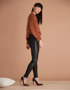 Rachel -  Jeans avec simili cuir Yoga Jeans