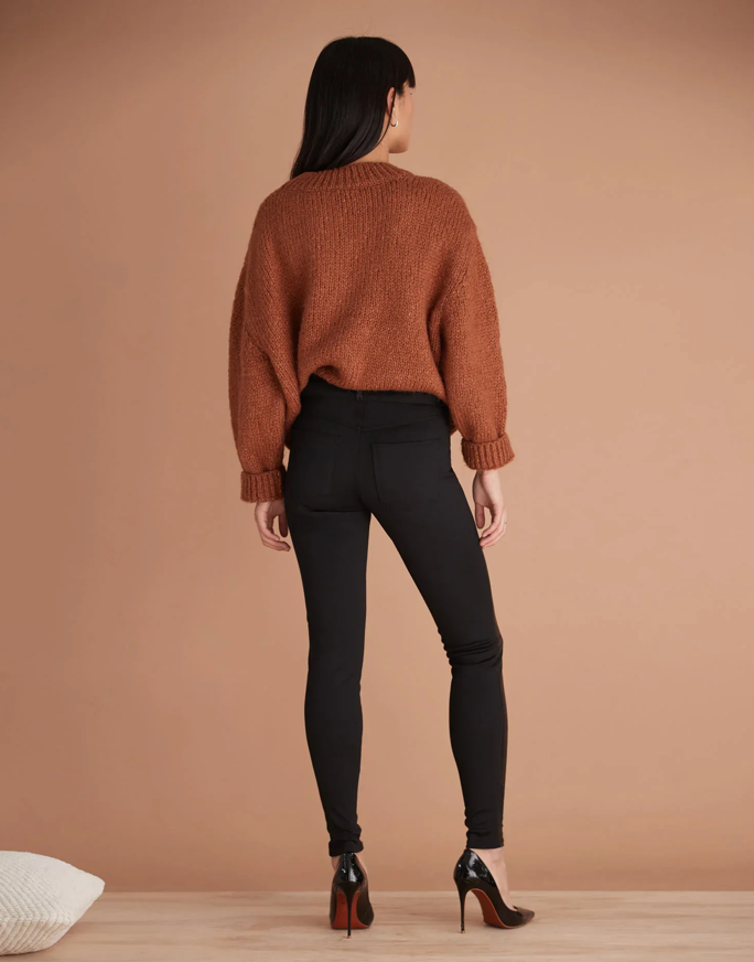 Rachel -  Jeans avec simili cuir Yoga Jeans