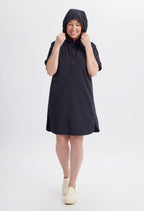 Alvin - Robe ajustable à manches courtes - Noir