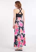 Betty - Ultra-transformable long dress - Vitality print