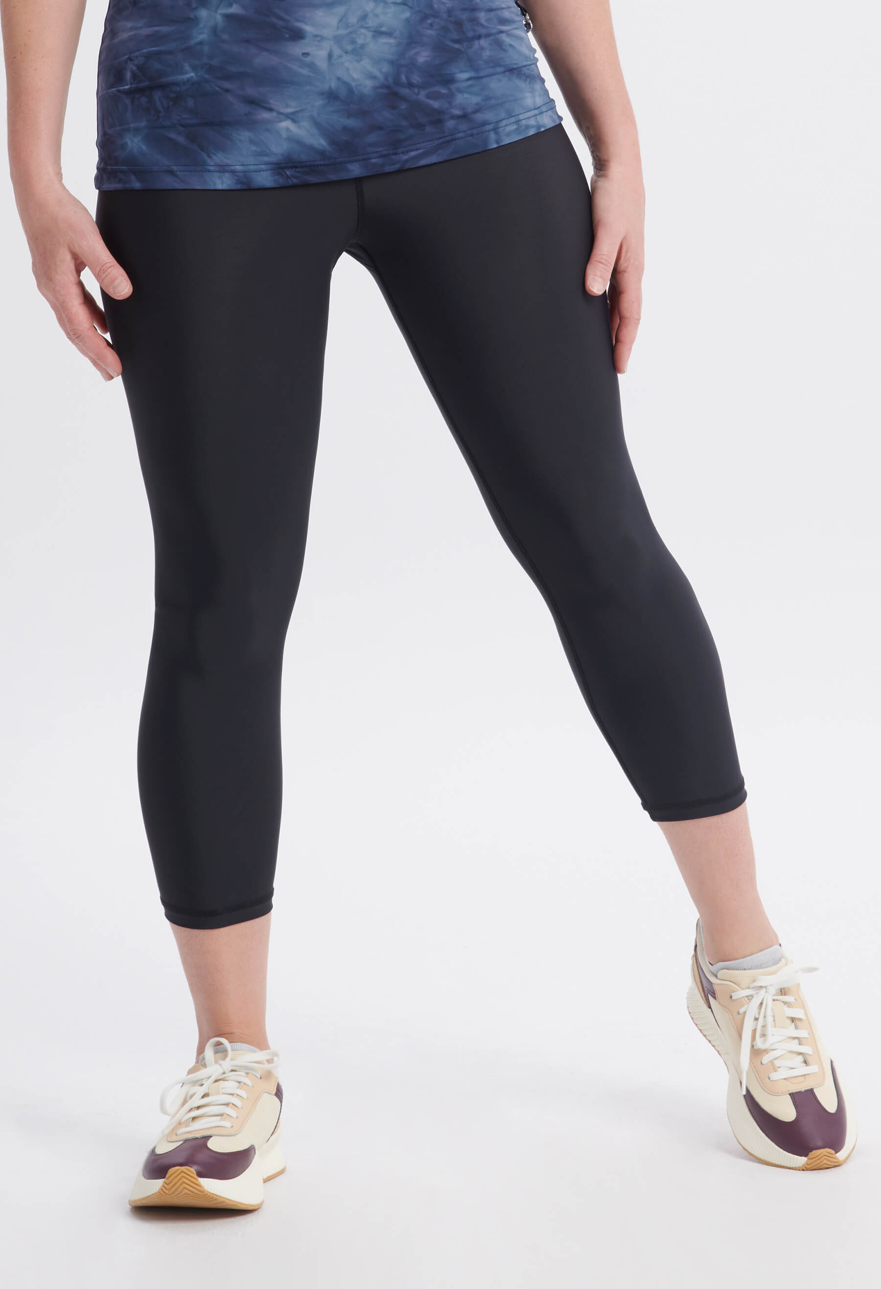 Angelina - Legging capri à taille haute