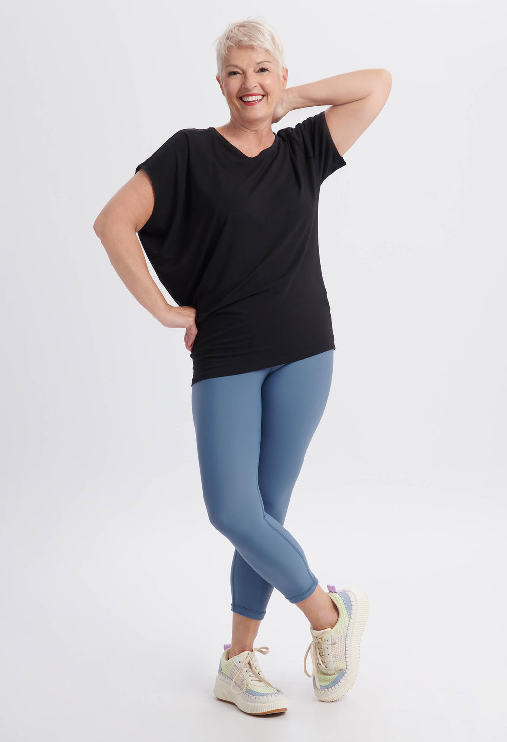 Angelina - High Waisted Capri Leggings