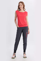 Renée - Pantalon à taille haute élastique