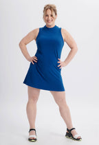 Laurie - Robe fluide sans manches avec ceinture