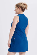 Laurie - Robe fluide sans manches avec ceinture