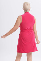 Laurie - Robe fluide sans manches avec ceinture