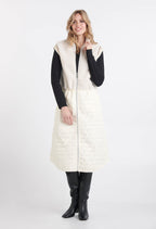 Montana - Veste longue bi-matière avec sherpa