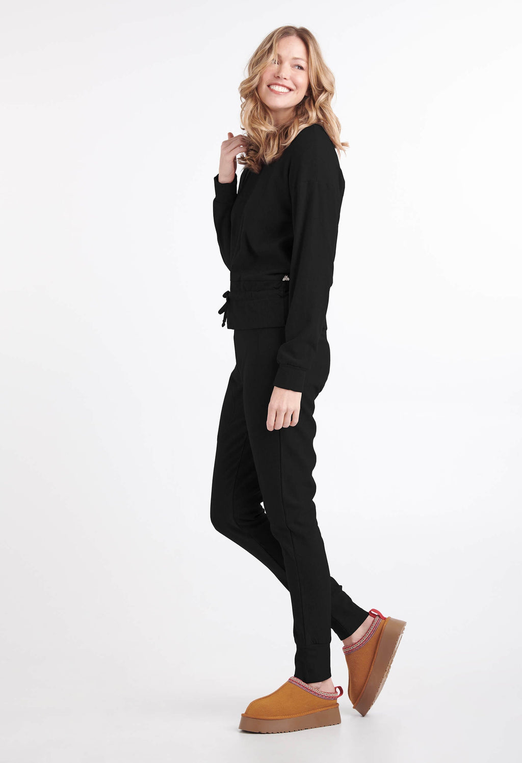 Johanne - Ultra-soft semi-fitted trousers