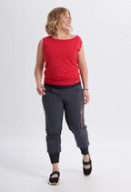 Renée - Pantalon à taille haute élastique