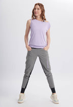 Renée - Pantalon à taille haute élastique