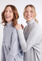 Vanessa - Long turtleneck dress