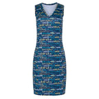 Vivia - Sleeveless V-neck short bike dress - LOVELO Collection