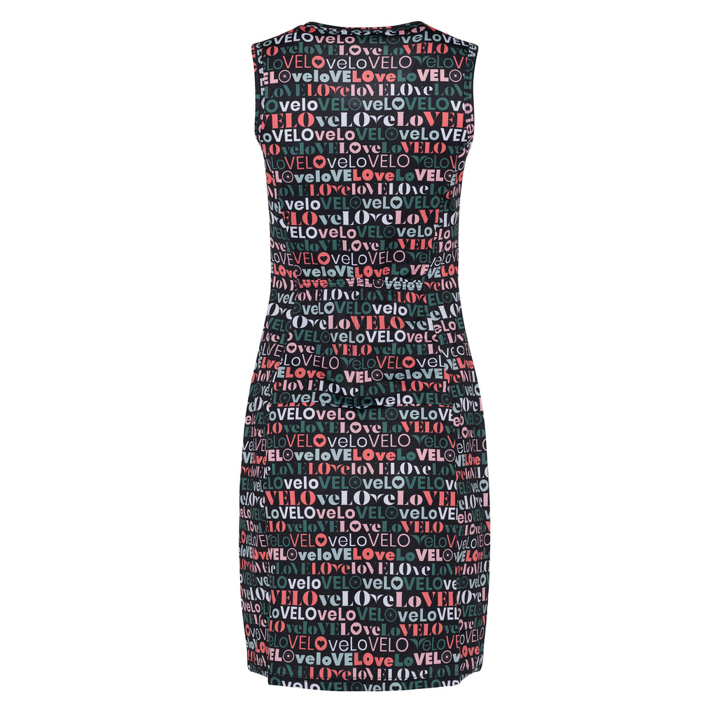 Vivia - Sleeveless V-neck short bike dress - LOVELO Collection