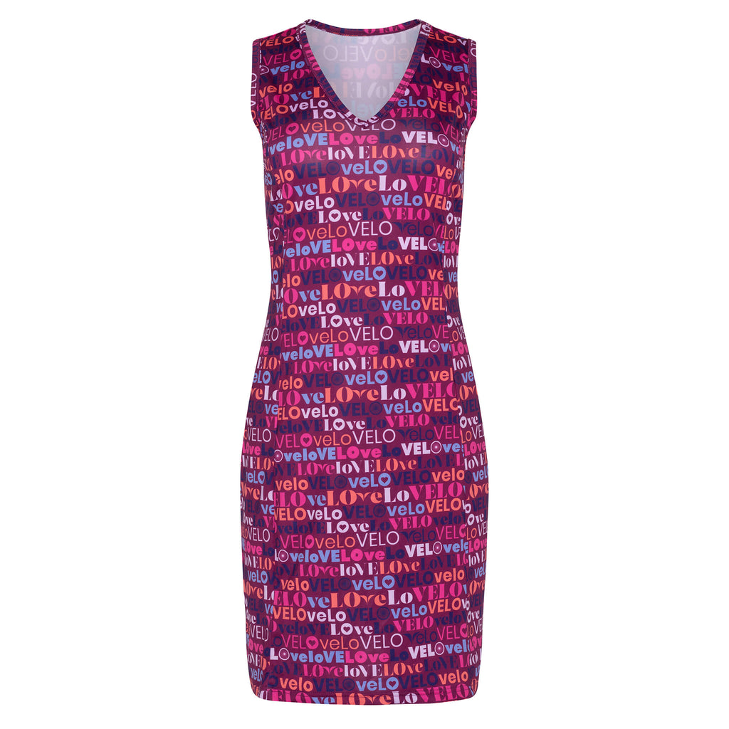 Vivia - Sleeveless V-neck short bike dress - LOVELO Collection