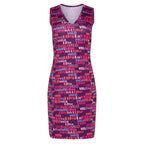 Vivia - Sleeveless V-neck short bike dress - LOVELO Collection