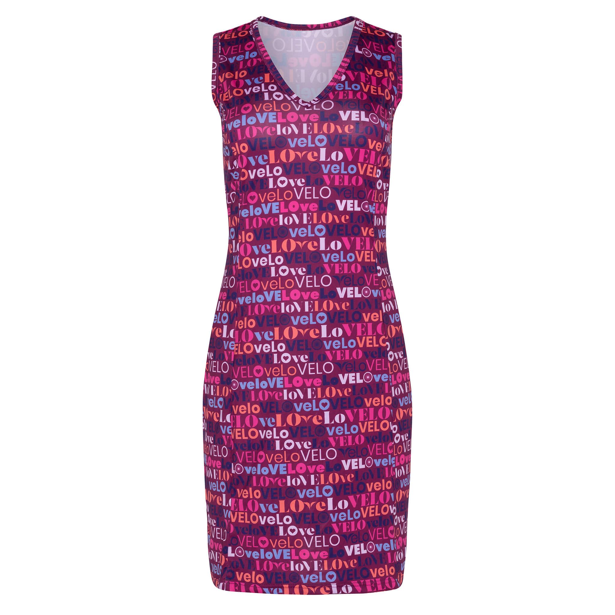 Vivia - Sleeveless V-neck short bike dress - LOVELO Collection