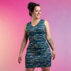 Vivia - Sleeveless V-neck short bike dress - LOVELO Collection