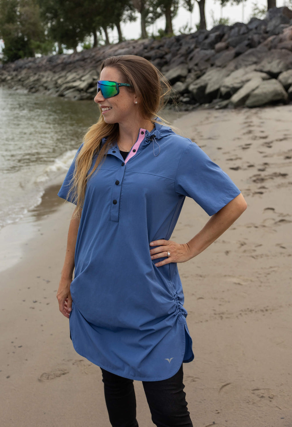 Alvin - Robe ajustable à manches courtes