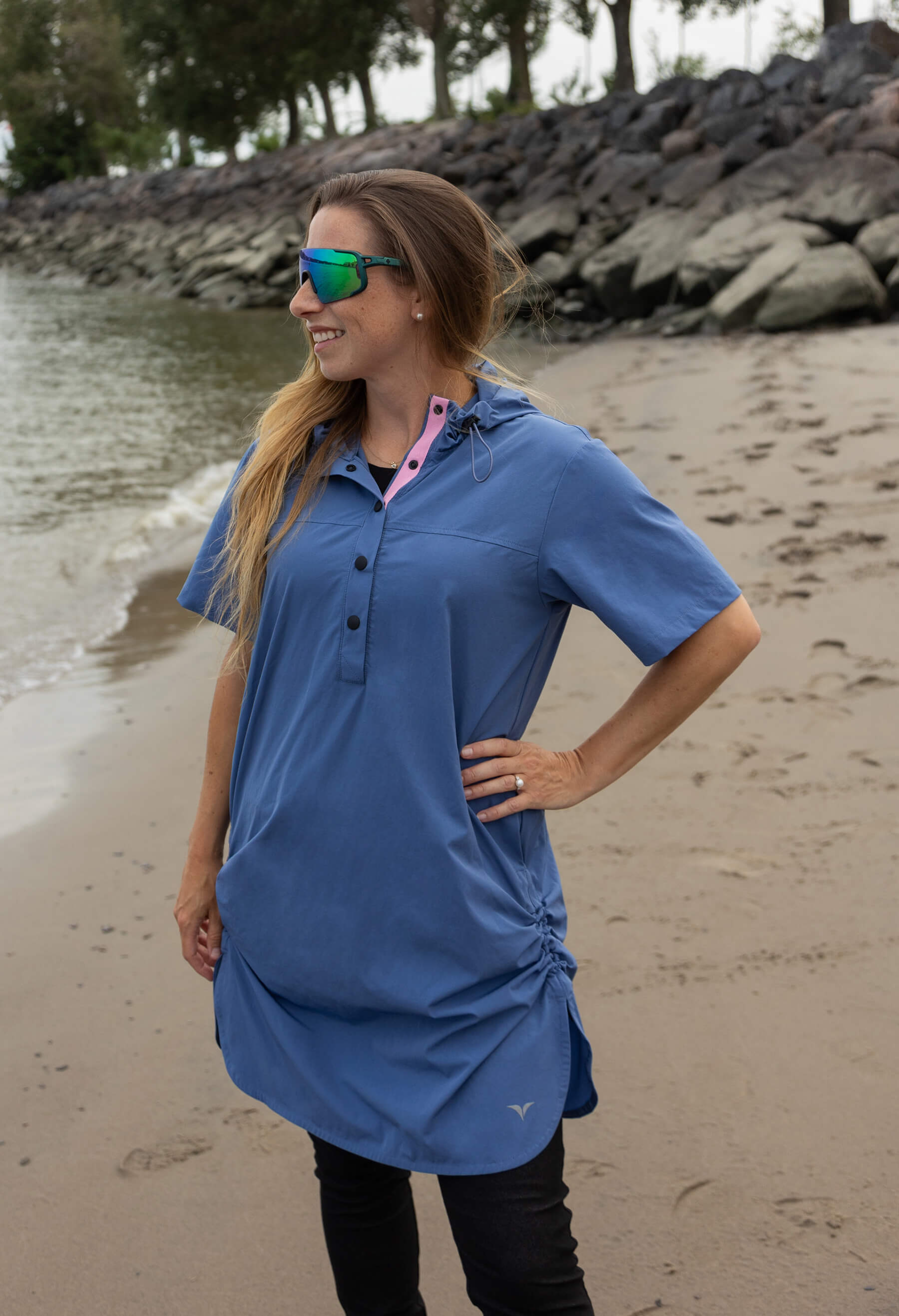 Alvin - Robe ajustable à manches courtes