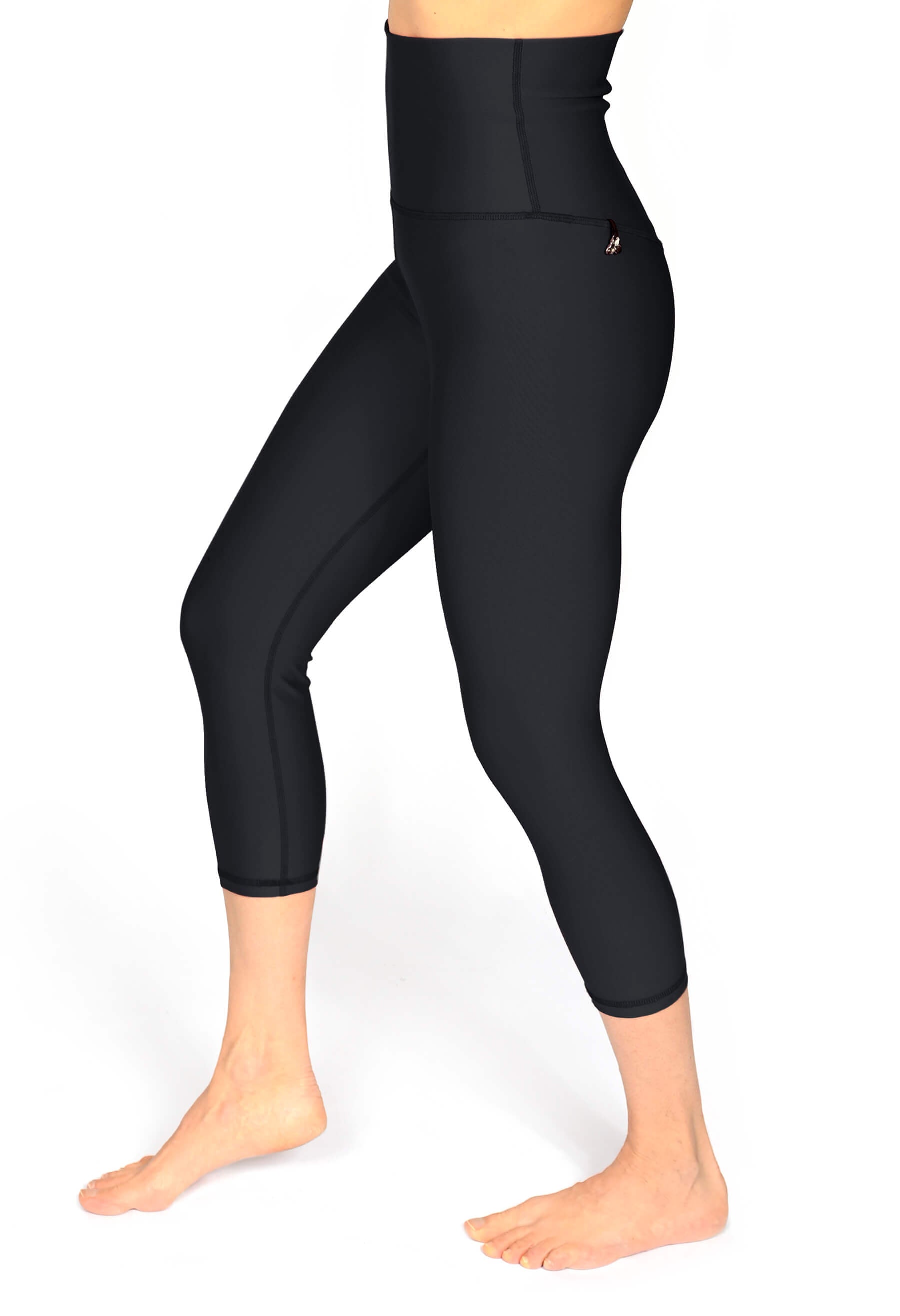 Angelina - Legging capri à taille haute