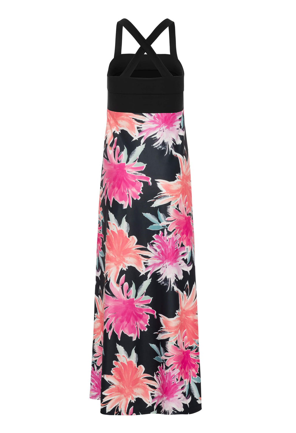 Betty - Ultra-transformable long dress - Vitality print
