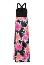 Betty - Ultra-transformable long dress - Vitality print