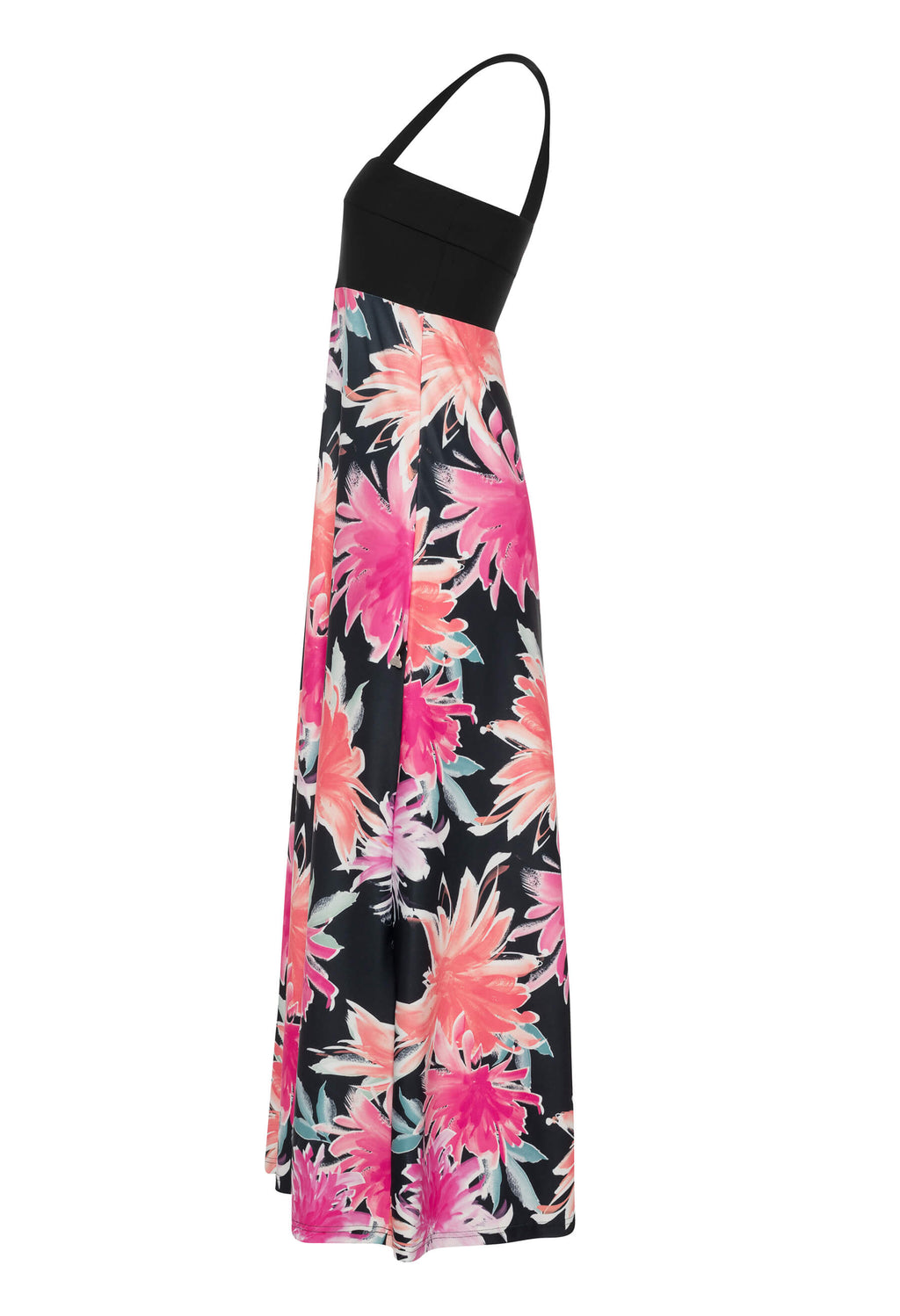 Betty - Ultra-transformable long dress - Vitality print
