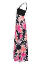 Betty - Ultra-transformable long dress - Vitality print