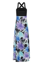 Betty - Ultra-transformable long dress - Vitality print