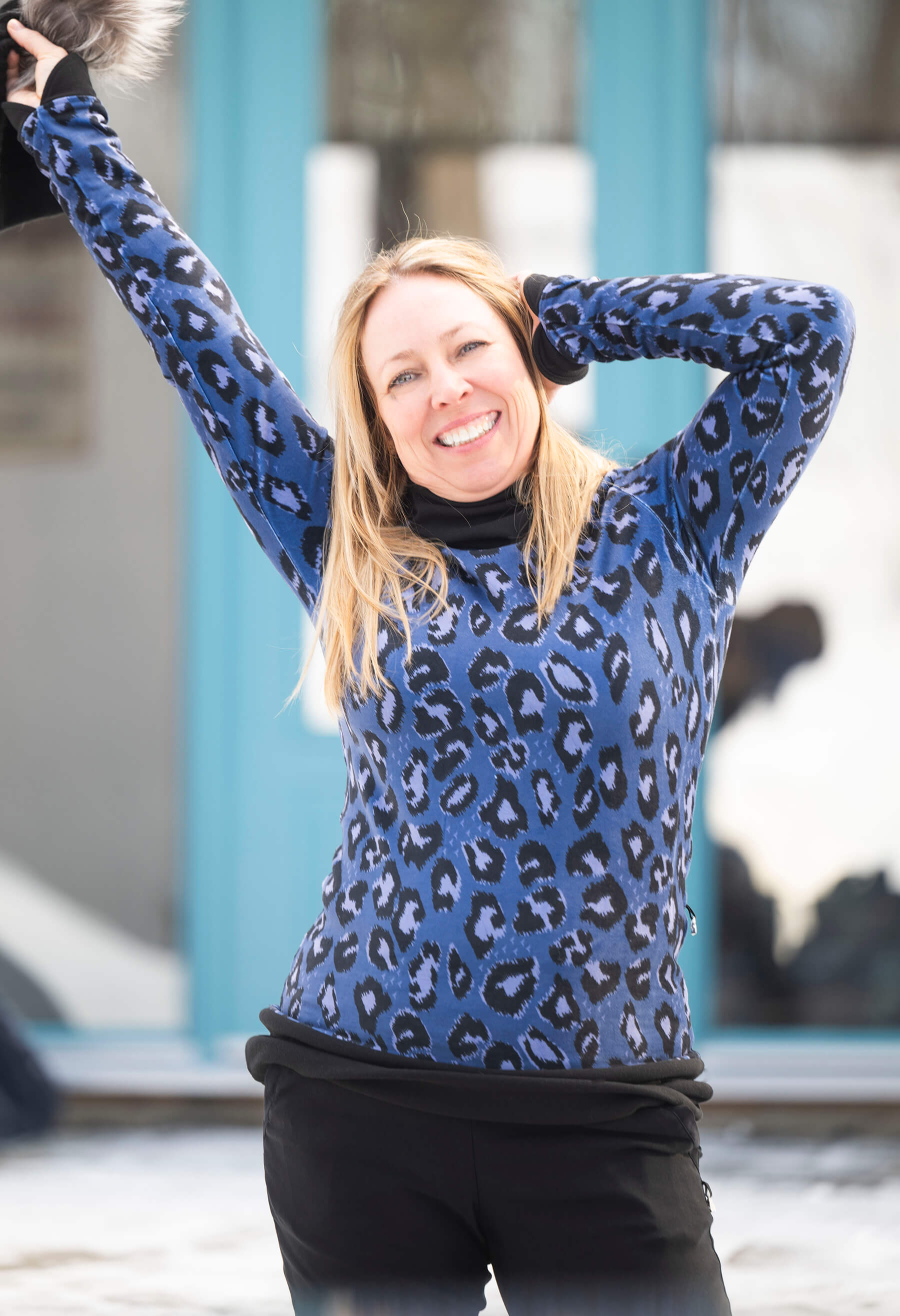 Bianca - Chandail à capuchon et manches longues - collection Coeur de Lion