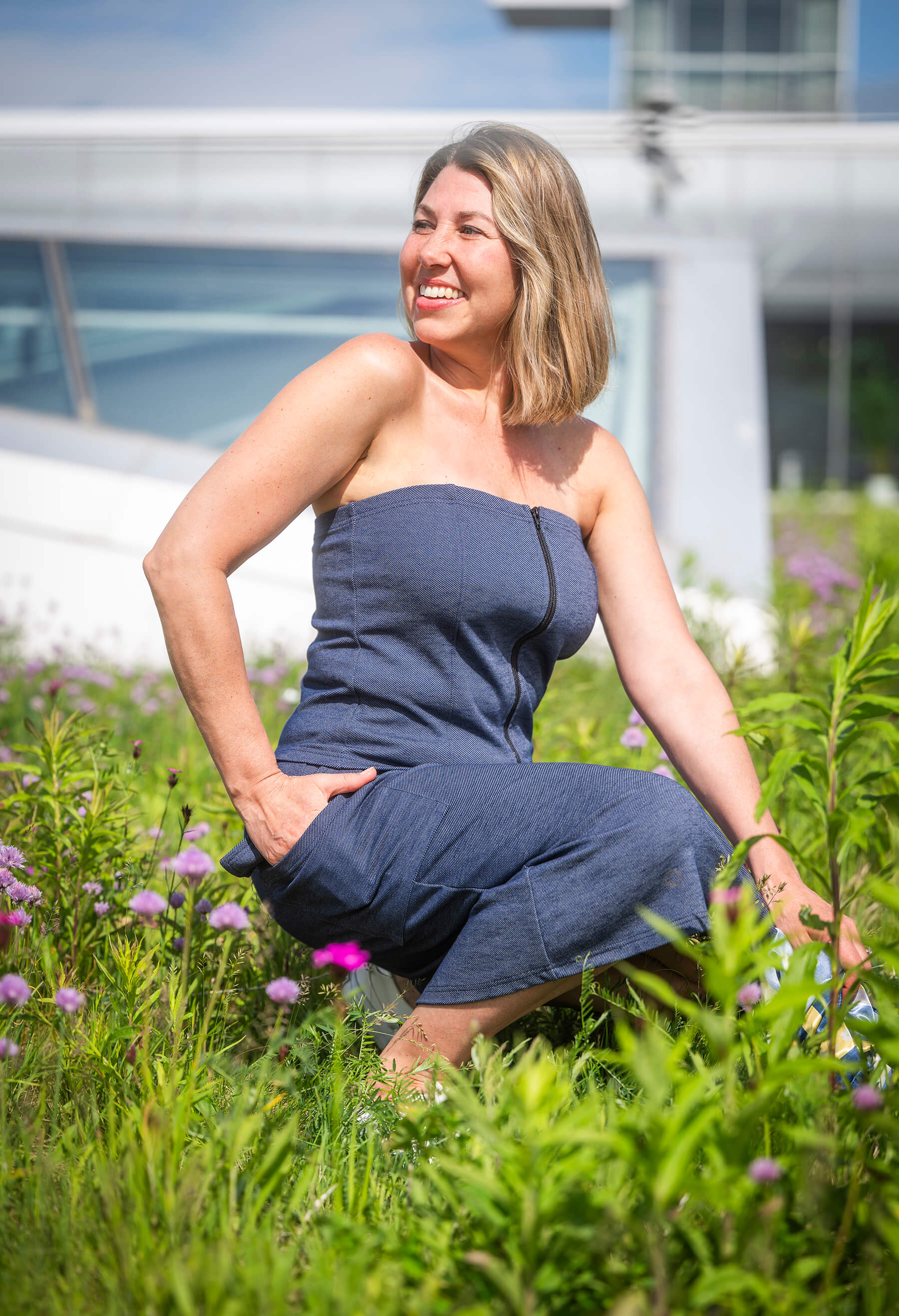 Carrie - Bustier en denim