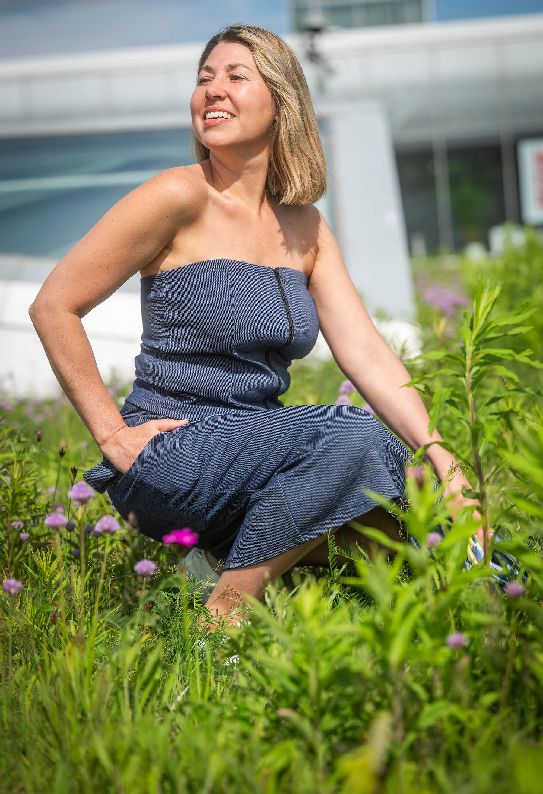 Carrie - Bustier en denim