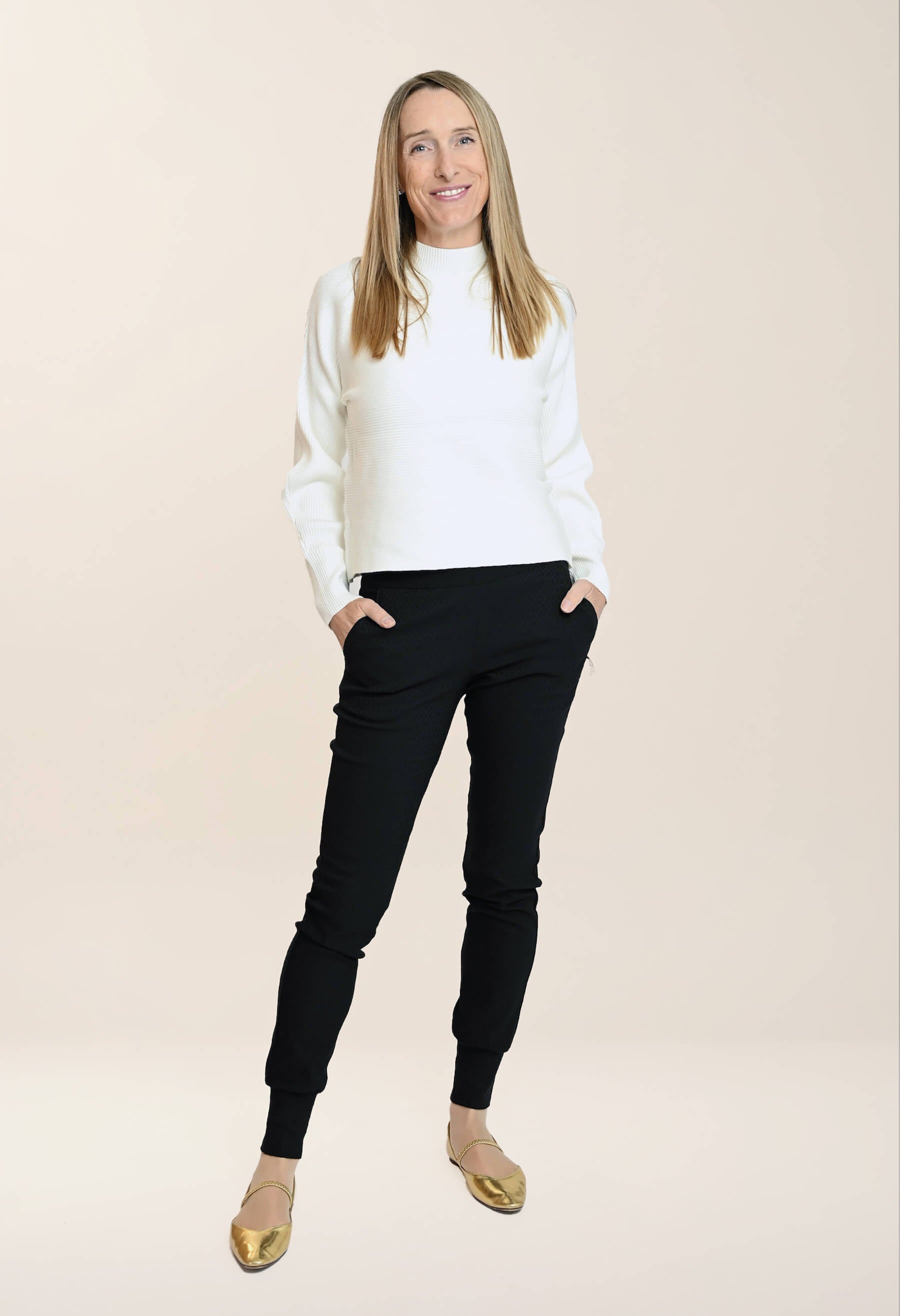 Léna - Ribbed high-neck sweater