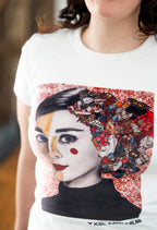 KSL X Adèle Blais : une collaboration inspirante pour le projet FORTES et ses chandails Idola mettant en lumière des femmes qui ont marqué l'histoire, dont Audrey Hepburn